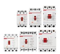 Circuit Breaker 3P 4P AC 400V 100A-630A MCCB Solar Moulded Case Circuit Breaker Overload Protection Switch Protector for Solar PV Photovoltaic(160A)