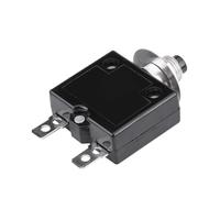 Circuit Breaker, 5A 8A 10A 15A 18A 20A 30A Optional Reset Thermal Switch, 125-250V AC 50V DC Over Current Overload Protector Push Button Circuit Breaker(5 Amps)