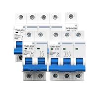 Circuit Breaker AC MCB C Curve 230/400V~ 50/60Hz Mini Circuit Breaker 1P 2P 3P 4P 3A 6A 10A 16A 20A 25A 32A 40A 50A 63A(2,50A)