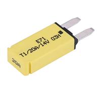 Circuit Breaker Blade Fuse Automatic Reset 20A Mini Ultra Thin Design Over Current Protection for Car Truck Boat RV Yellow