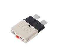 Circuit Breaker Blade Fuse for Protection All Types of Vehicles Tinned Brass Terminal Resettable Fuze 28V DC Protected circuits (Color : 25a)