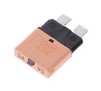 Circuit Breaker Blade Fuse for Protection All Types of Vehicles Tinned Brass Terminal Resettable Fuze 28V DC Protected circuits (Color : 5a)