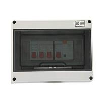 Circuit Breaker Box 3 Way Garage Caravan Consumer Unit IP65 Waterproof Distribution Box 63A 30mA RCD 3MCB 6a16a32A for Garages Caravans Workshops