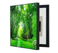 Circuit Breaker Box Cover Decoration - Wall Mounted Hidden Meter Box Decorative Painting, Electrical Panel Cover Decoration, Living Room Decorative Picture Frame - Fuse Box Cover Cabinet