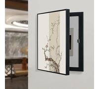 Circuit Breaker Box Cover Decorative, Fuse Box Covers Hide Electric Meter Boxes, Electric Panel Cover Decorative Reusable Detachable Panel(Style I,19.7x27.6in)