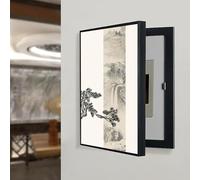 Circuit Breaker Box Cover Decorative, Fuse Box Covers Hide Electric Meter Boxes, Electric Panel Cover Decorative Reusable Detachable Panel(Style I,19.7x27.6in)