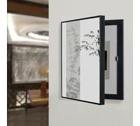 Circuit Breaker Box Cover Decorative, Fuse Box Covers Hide Electric Meter Boxes, Electric Panel Cover Decorative Reusable Detachable Panel(Style I,19.7x27.6in)