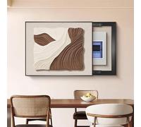 Circuit Breaker Box Cover - Shielding Distribution Box for Utilities, Stylish Design for Living Room and Home Office, Dimensions 50cm x 40cm