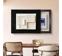 Circuit Breaker Box Cover - Shielding Distribution Box for Utilities, Stylish Design for Living Room and Home Office, Dimensions 50cm x 40cm