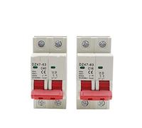 Circuit Breaker C45N 2 Poles 3a/6a/10a/16a/20a/32a/40a/50a/63a 400V ~ C Type Mini MCB Mounting 35mm Breaking Capacity 6Ka(25v)