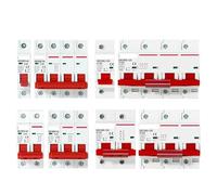 Circuit Breaker DC 1000V 1P 2P 3P 4P Solar Mini Circuit Breaker Overload Protection Switch 6A~63A/80A 100A 125A MCB for Photovoltaic PV System(4P,80A)