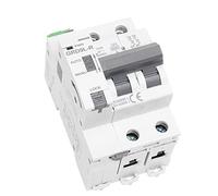 Circuit Breaker DIN Rail Auto Recloser Mini GRD9L-R Gym9 2p MCB 6KA Clever(Grd9l-r-dc24v-48v,25v)
