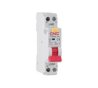Circuit Breaker,DIN Rail MCB 18mm 230V 50/60Hz RCBO 1P+N 6kA Residual Current Differential Automatic Circuit Breaker With Over Leakage Protection(25A)