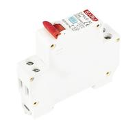 Circuit Breaker,DIN Rail MCB 18MM Mini 230V 50/60Hz RCBO 1P+N 6KA Residual Current Differential Automatic Circuit Breaker Over Leakage Protection(25A)