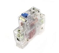Circuit Breaker DZ47-63 1p DC6A 10A 16A 20A 25A 32A 40A 50A 63A Transparent DC250V Circuit Breaker Automatic switch (Size : DZ47-63 C40)