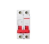 Circuit Breaker DZ47S 2P Type C Miniature Circuit Breaker DZ47S 6KA 2P Type C 1A 2A 3A 4A 6A 10A 16A 20A 25A 32A 40A 50A 63A 1Pcs(6A)