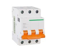 Circuit Breaker EA9 Air Switch Miniature 1P 2P 3P 4P Three Phase Single 1Pcs(3PC25Aairswitch(3positions))