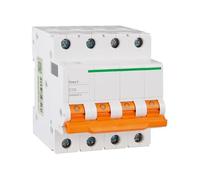 Circuit Breaker EA9 Air Switch Miniature 1P 2P 3P 4P Three Phase Single 1Pcs(4PC10Aairswitch(4bits))