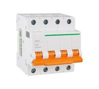 Circuit Breaker EA9 Air Switch Miniature 1P 2P 3P 4P Three Phase Single 1Pcs(4PC25Aairswitch(4positions))