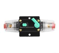 Circuit Breaker Fuse Reset 10A-100A 12V-48V Dc Waterproof Manual Reset for Car, Boat, Audio Power Cable Overcurrent Protection(50A)