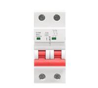 Circuit Breaker GYM8 Double Pole Din Rail MCB 4.5KA Miniature Circuit Breakers 63A AC Type 1Pcs(40A)