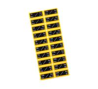Circuit Breaker Label Sticker Weight Stickers for Gym Workout Sporting Goods 3.2 cmX1.3 cm 10 to 200lb, 3.2x1.3 cm