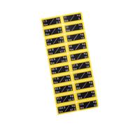 Circuit Breaker Label Sticker Weight Stickers for Gym Workout Sporting Goods 3.2cmx1.3cm 2.5 to 50kg, 3.2x1.3cm