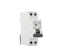 Circuit breaker leakage protector 19mm Miniature Circuit Breaker 1P+N 6kA Din Rail Mounting Miniature Household Air Breaker 30mA C curve EKM2(10A)