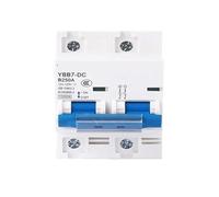 Circuit breaker leakage protector DC Circuit Breaker 1P 2P 12V 24V 60V 72V 96V Mini Protection Switch 80A100A125A150A200A250A for Solar Battery Isolator(2P,200A)