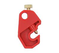 Circuit Breaker Lockout Air Switch Safety Keyless Lock 10mm/0.4in Lockhole with Gold Screw Knob Tool Free, Locks out Virtually All Miniature Circuit Breakers Universally