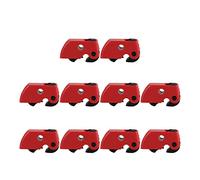 Circuit Breaker Lockout Device 10Pcs Lockout Tagout Kit Clamp On Self-Tightening Screw Electrical Lock Off Kit Universal Design Lockout Tag Out Kit Clamp Size: 8mm/0.31in