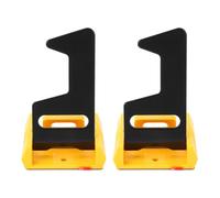 Circuit Breaker Lockout Device Heavy Duty Metal Clamp On Industrial Safety Lock Tagout Kit for Electrical Panel Maintenance Alloy Plastic Steel Plate 2Pcs Set 54x52mm