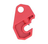 Circuit Breaker Lockout, Red Electrical Switch Lock with Easifit Clamp-On Design, for Industrial Safety & Electrical Workshops，Safety Lock 10mm/0.4in Lockhole Locking by Screwdriver