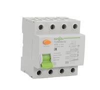 Circuit Breaker Mcb, 4P 63 Amp Type B 10KA DC RCD 230V 400V 30mA Residual Current Circuit Breaker For Electric Vehicle EV Charging Pile(4 Pole 300 mA,25A)