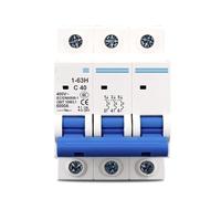 Circuit Breaker-Miniature Circuit Breaker,3P ACC Type 230/400V 50HZ/60HZ Mini Circuit Breaker 3A-63A 1Pcs(3P 3A)