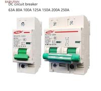 Circuit Breaker Miniature DC Circuit Breaker 80A 100A 125A 150A 200A 250A Current 12V 24V 36V 48V 60V 72V 120V For Solar Cells RV Battery(2P,250A)