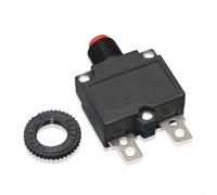 Circuit Breaker Overload Protection Switch with 15A Cover Fuse Rated 125/250V for Electrical Load Safety and ON/OFF Operation