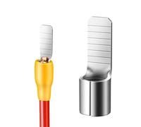 Circuit Breaker Plug Pin-Shaped Cable Wire Lug Insert Crimp Terminal(C45-2.5 (100pcs))