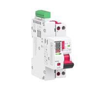 Circuit Breaker RCBO 1P+N Type A 6kA 30mA Curve B/C 16A 40A Auto Self-Reclosing 30mA Overcurrent/Leakage Protection Smart Circuit Breaker(C16A)
