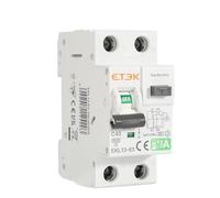 Circuit Breaker RCBO Low Voltage Residual Current Circuit Breaker A Type 30mA 2P(1P+N) Short Leakage Protection RCD EKL13(6A)