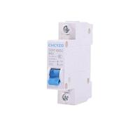 Circuit Breaker,Rcircuit Breaker Miniature 1P DC Circuit Breaker 12V24V48V125v Protection Switch 3A 6A 10A 16A 20A 25A 32A 40A 50A 63A Reset Fuse(63A)