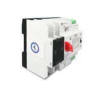 Circuit Breaker Single Phase Din Rail ATS For PV And Inverter Dual Power Automatic Transfer Selector Switches Uninterrupted 2P 63A 100A 125A(63A)