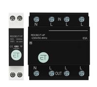 Circuit Breaker Time Timer Relay Switch Smart Home House Voice Remote Control By APP Work With Alexa Google Home(50A,Three Phases)