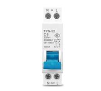 Circuit Breaker TPN 1p+n Mini Circuit Breaker MCB 10a, 16a, 20a, 25a, 32a Automatic switch (Size : TPN 32A)