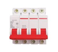 Circuit breakerDZ47S 4P Type D Miniature Circuit Breaker MCB DZ47S 6KA 4P Type D 1A 2A 3A 4A 6A 10A 16A 20A 25A 32A 40A 50A 63A 1Pcs(25v)