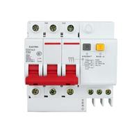 Circuit breakerDZ47SLE 3P Type C Leakage Circuit Breaker MCB RCBO DZ47SLE 6KA 3P 400AC Type C 6A 10A 16A 20A 25A 32A 40A 50A 63A 1Pcs(25v)