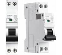 Circuit breakerHASMI GYM9N 1P+N DPN 6A 10A 16A 20A 25A 32A 40A 220V AC Mini Circuit Breaker B Curve C Curve 1Pcs (Size : C Curve, Color : 6A)(6a,B Curve)