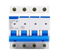 Circuit breakerNXB-63 4P AC 230/400V Miniature Circuit Breaker C 6 10 16 20 25 32 40 63A Overload Protector DZ47 C Style Air Switch 1Pcs(100a)