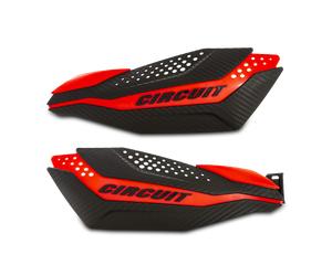 Circuit Dakar Carbon Handguards Red Red