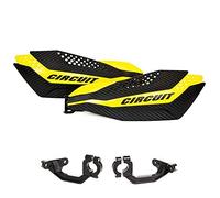 CIRCUIT Equipment PM038-2D6 Dakar Hand Guards - Black/Yellow
